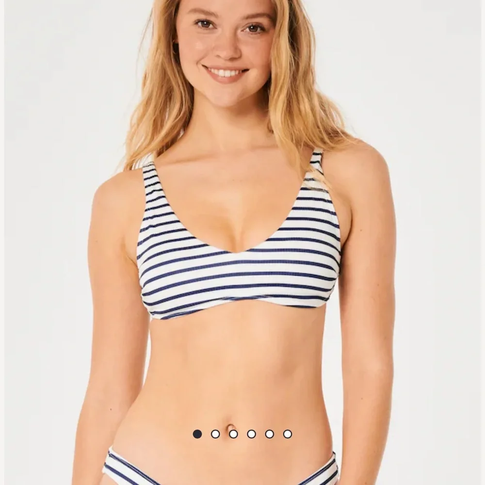 NWT Hollister Ribbed V-Neck Scoop Bikini Top - Picture 5 of 5